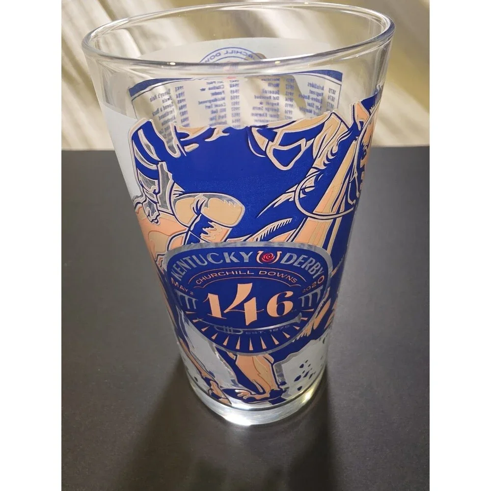 Kentucky Derby 2020 146th Running Mint Julep Glass Churchill Downs Horse Racing